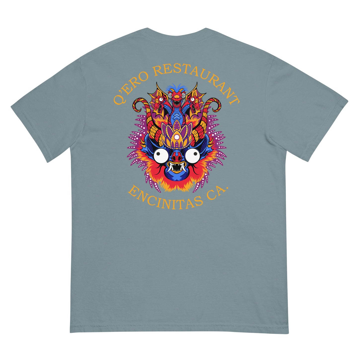 Diablada Blue/Orange -  Heavyweight T-shirt