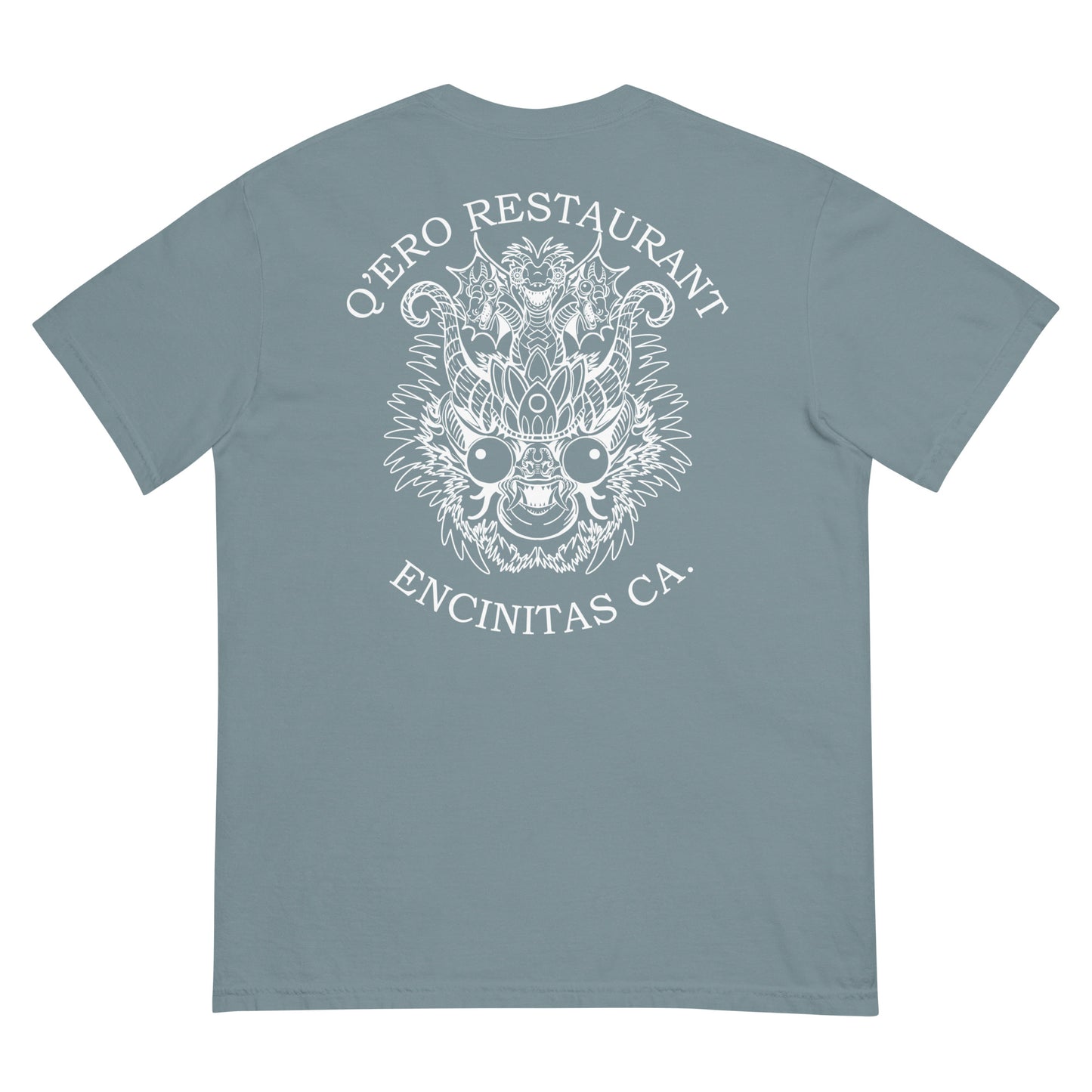 Diablada White Outline -  Heavyweight T-shirt
