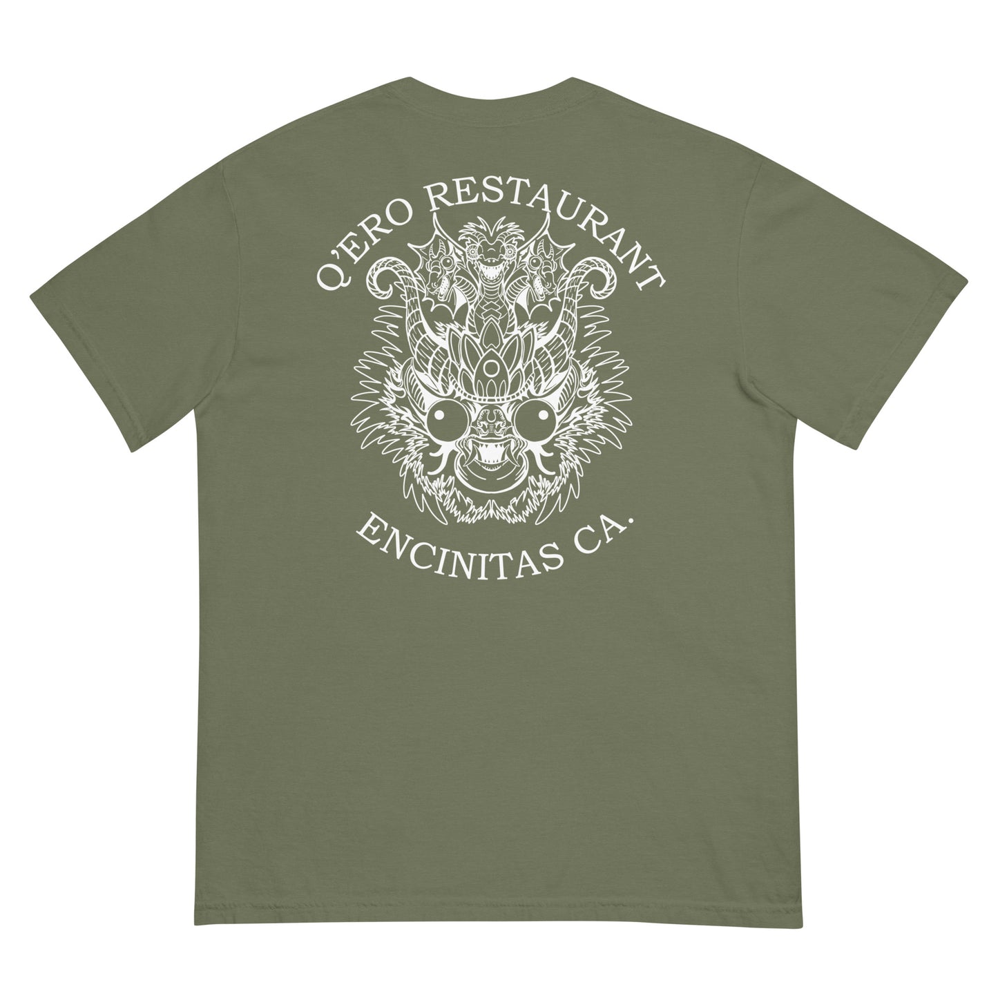 Diablada White Outline -  Heavyweight T-shirt