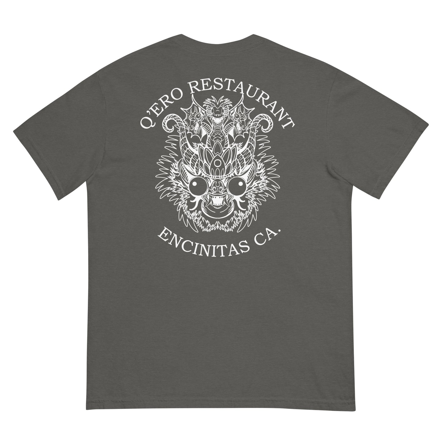 Diablada White Outline -  Heavyweight T-shirt