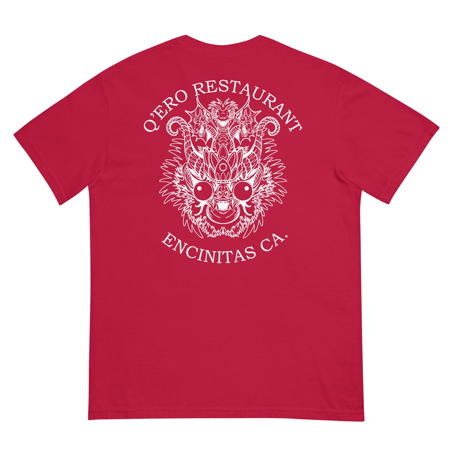 Diablada White Outline -  Heavyweight T-shirt