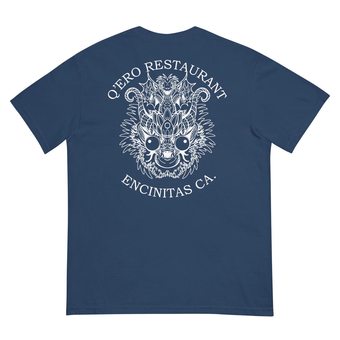 Diablada White Outline -  Heavyweight T-shirt