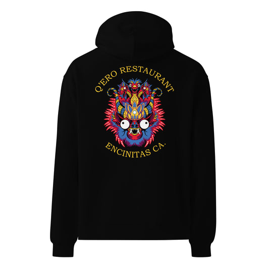 Diablada Red/Yellow -Thick No-Drawstring Oversized Hoodie