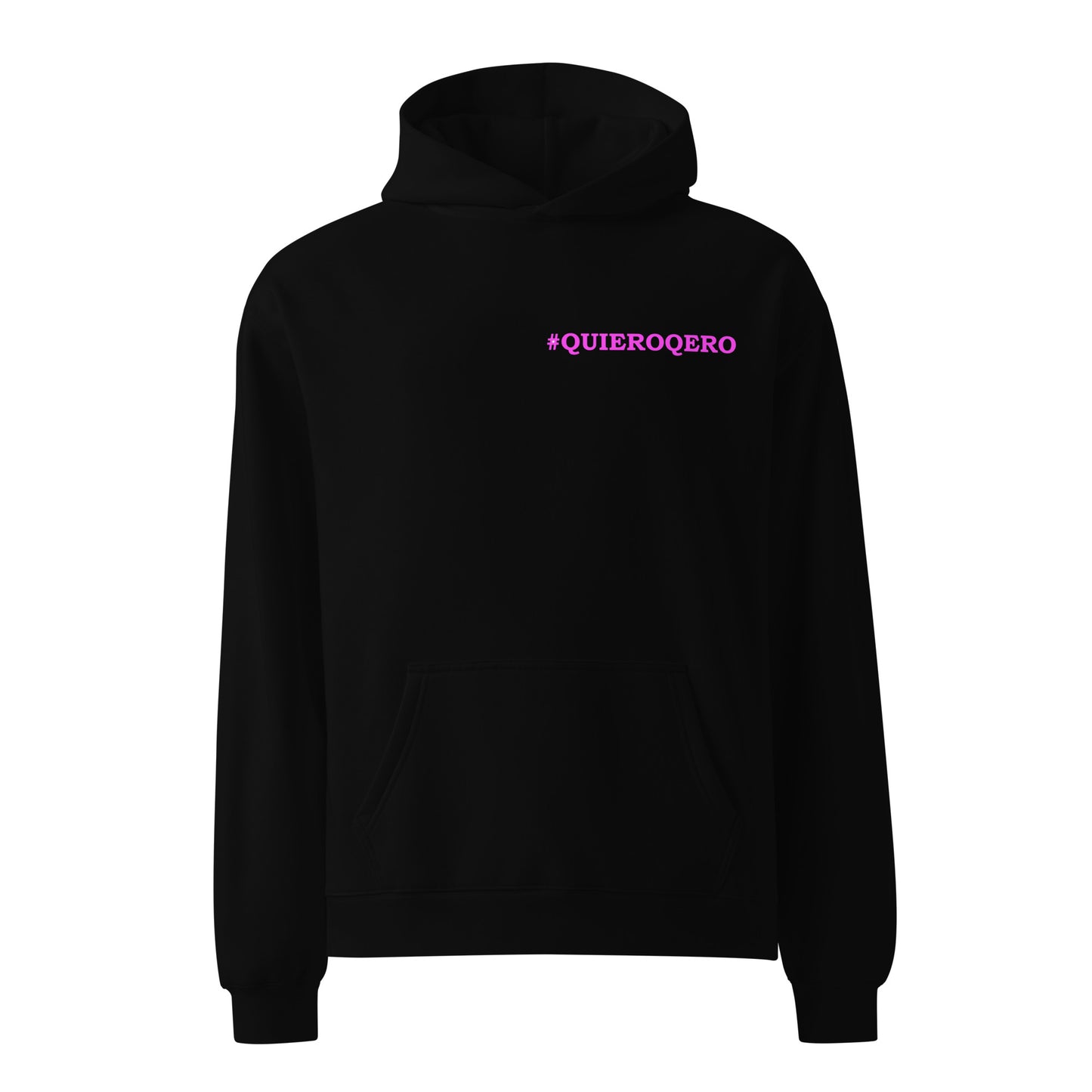 Diablada Pink Outline - Thick No-Drawstring Oversized Hoodie