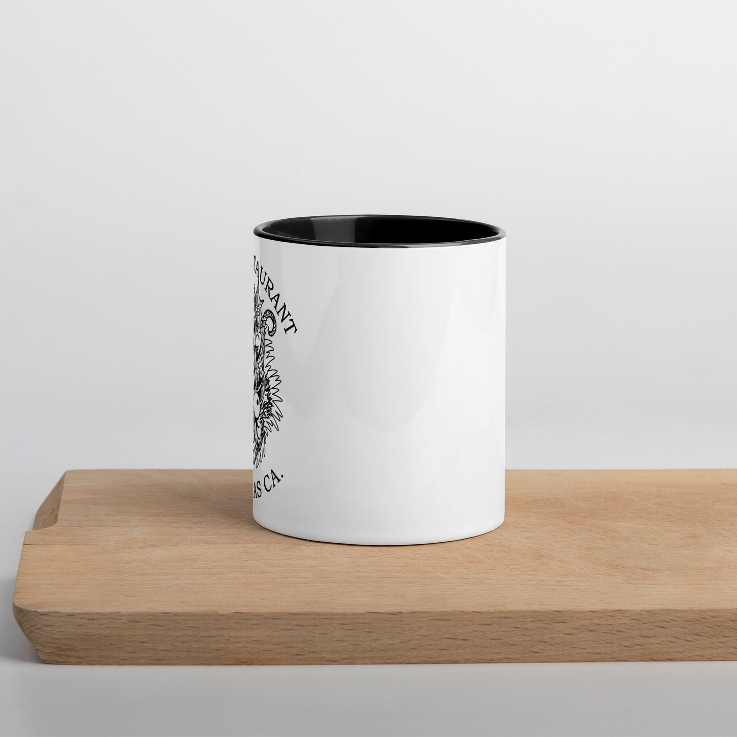 Diablada Black Outline - Mug with Color Inside