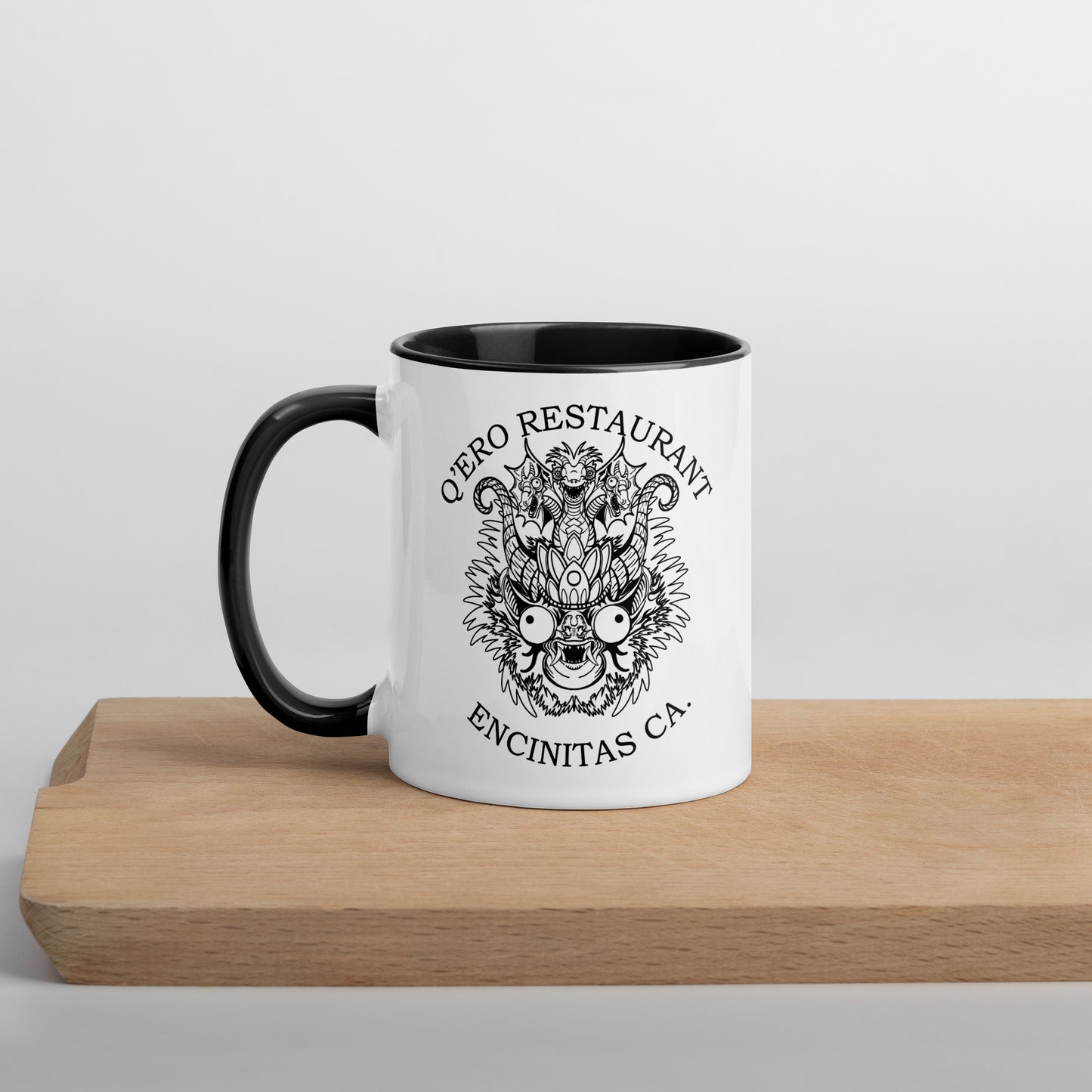 Diablada Black Outline - Mug with Color Inside
