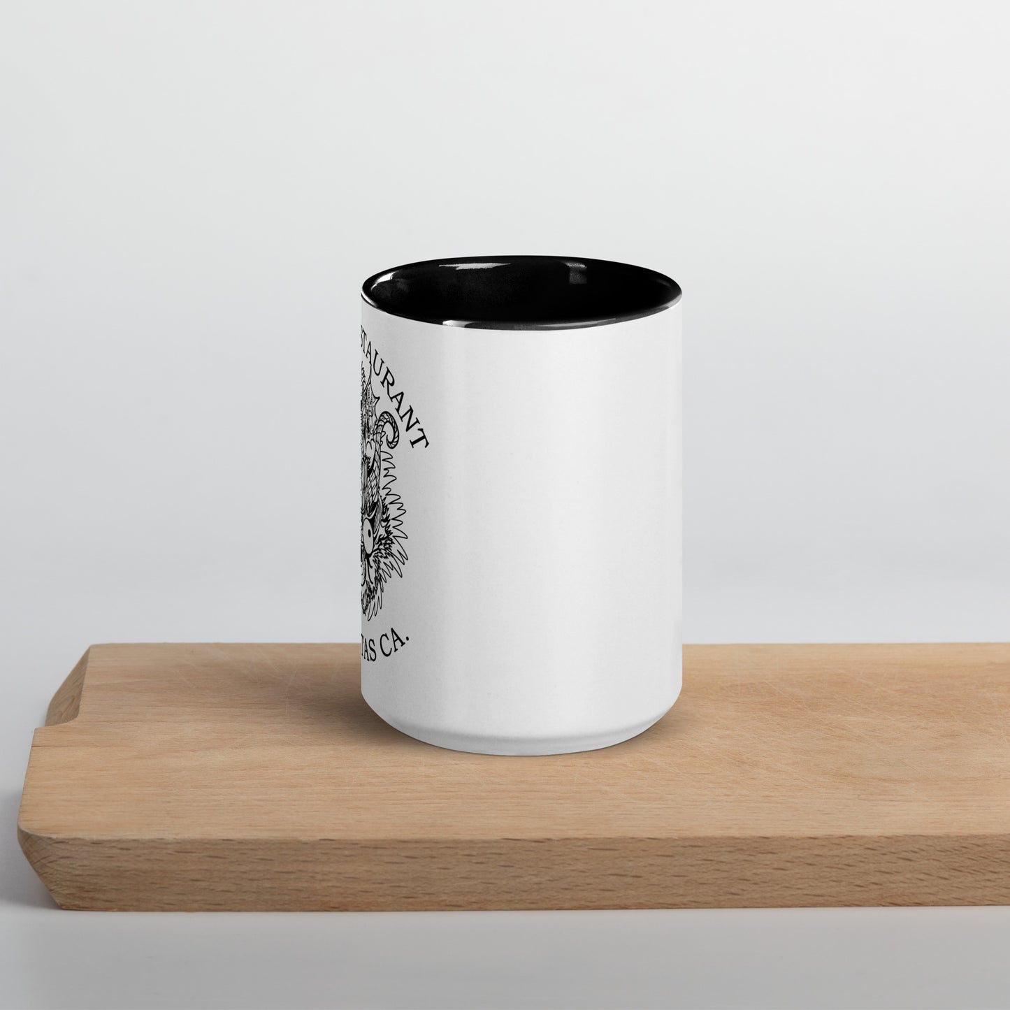 Diablada Black Outline - Mug with Color Inside