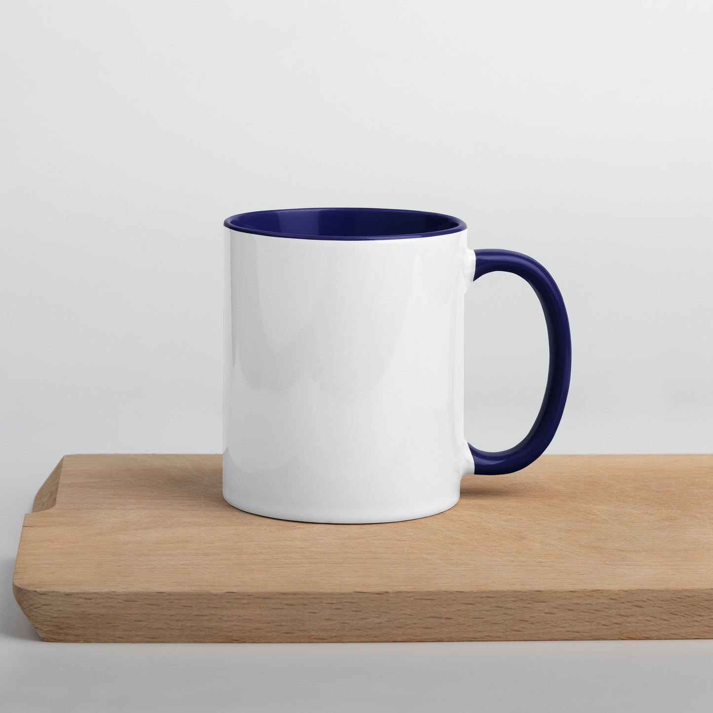 Diablada Blue/Orange Mug with Color Inside