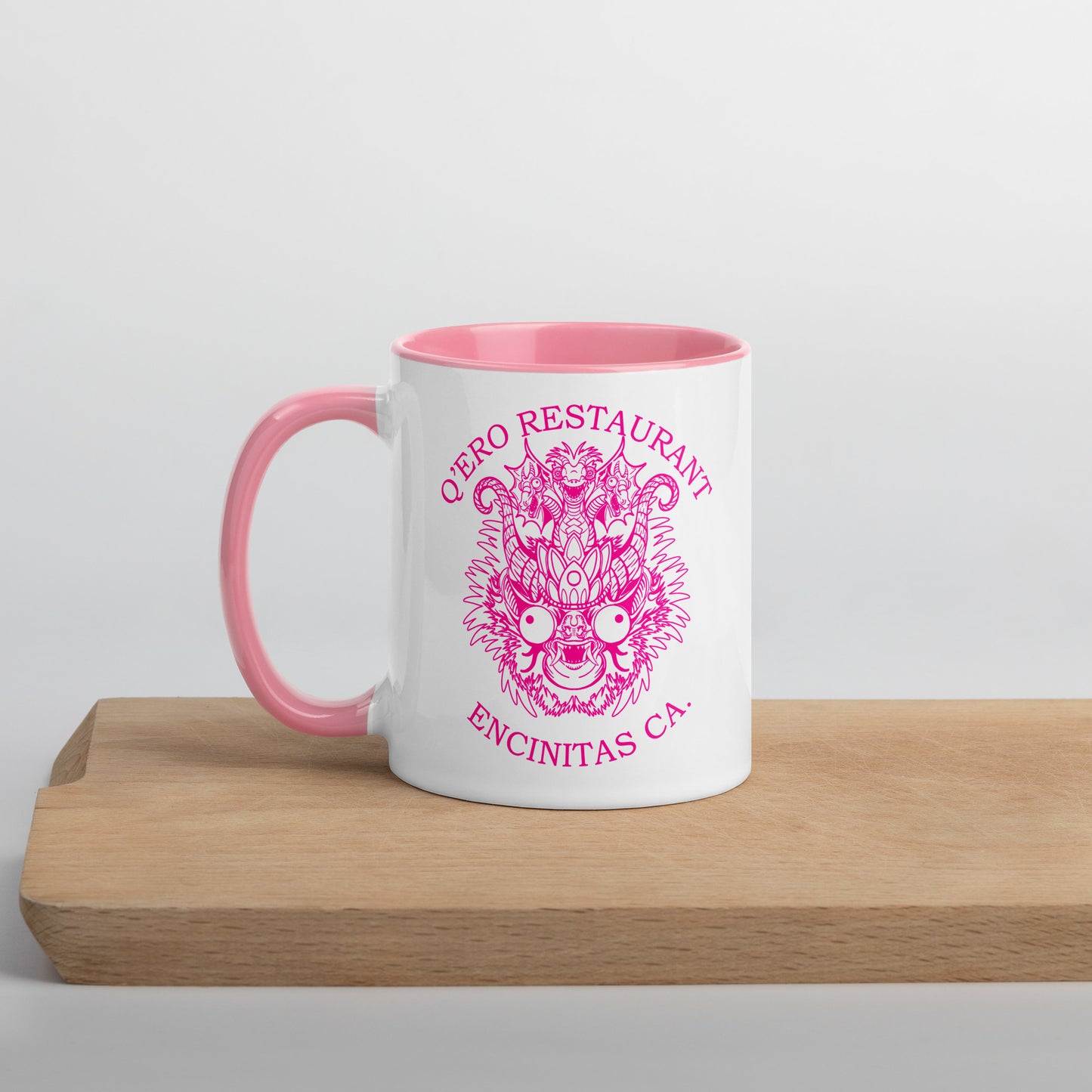 Diablada Pink Outline - Mug with Color Inside