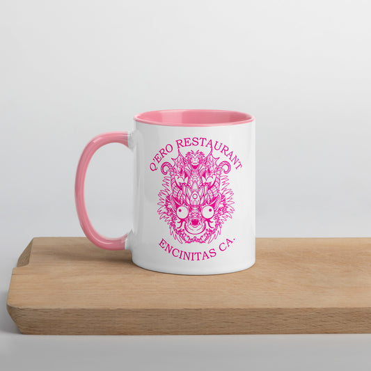 Diablada Pink Outline - Mug with Color Inside