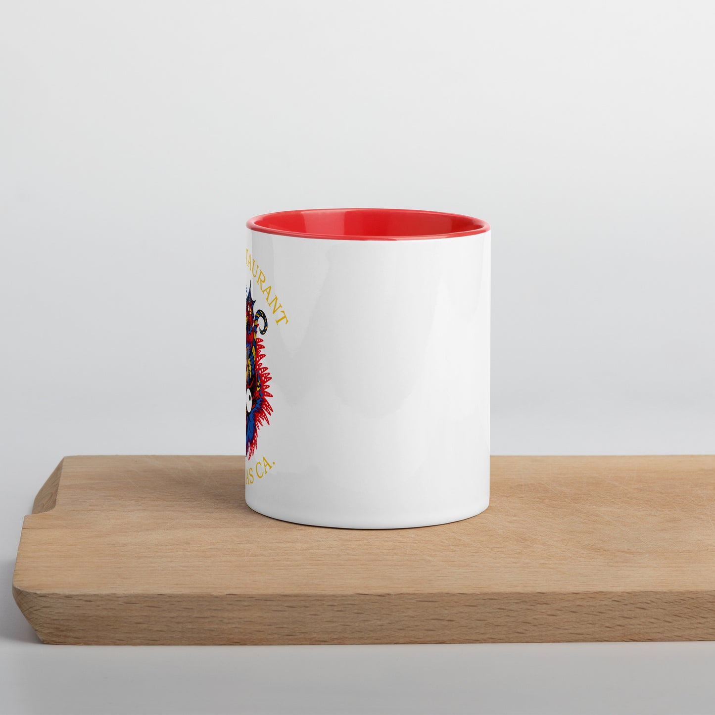 Diablada Red/Yellow  Mug with Color Inside