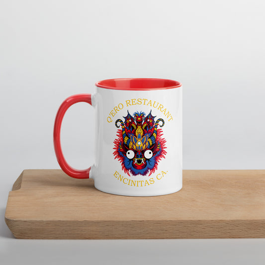 Diablada Red/Yellow  Mug with Color Inside