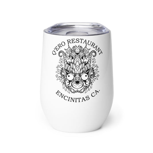 Diablada Black Outline - Wine tumbler