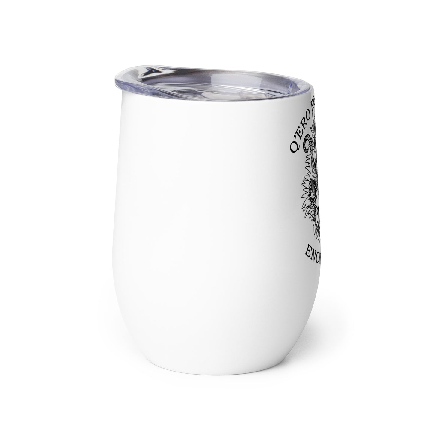 Diablada Black Outline - Wine tumbler