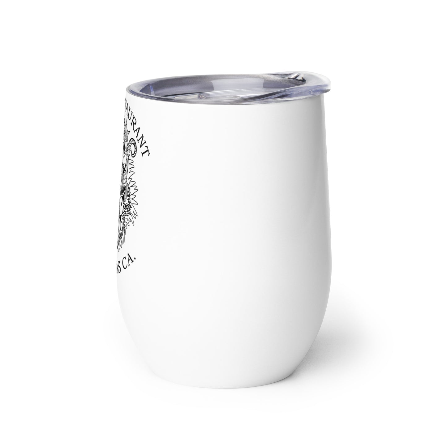 Diablada Black Outline - Wine tumbler