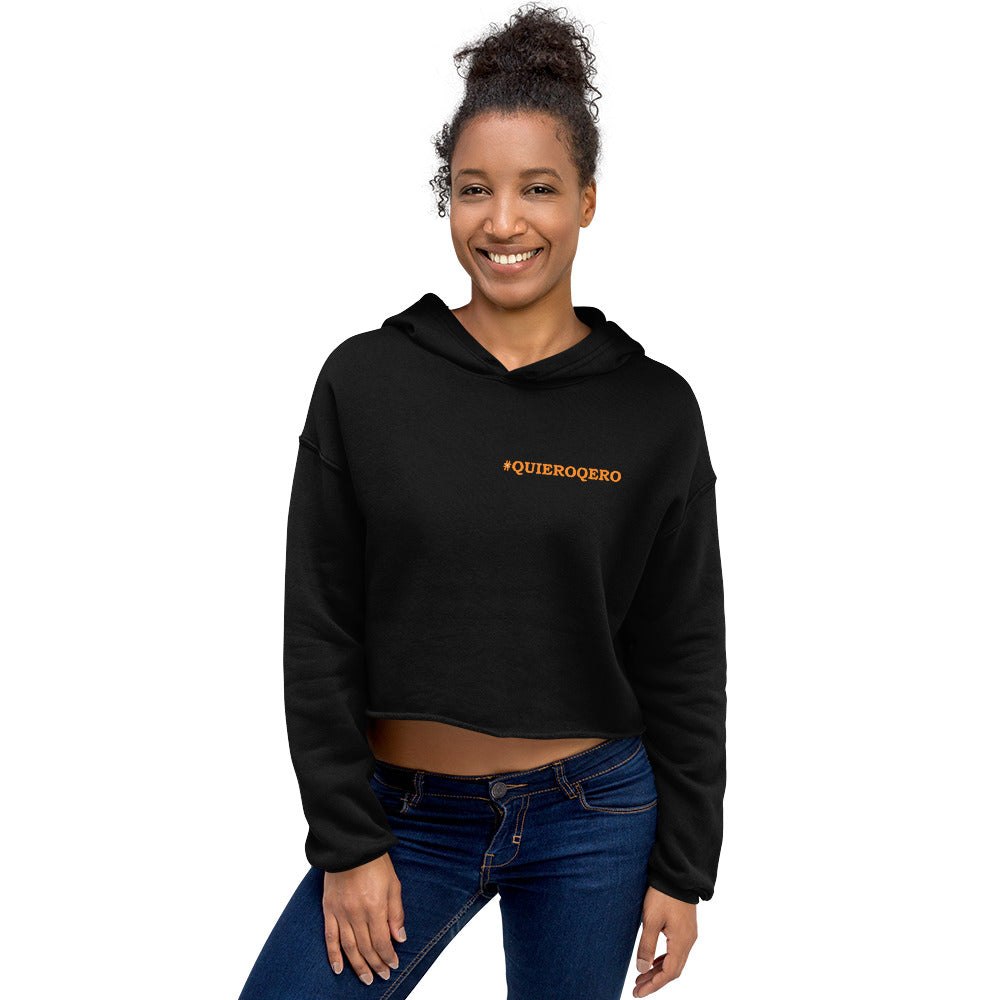 Diablada Blue/Orange - Crop Hoodie
