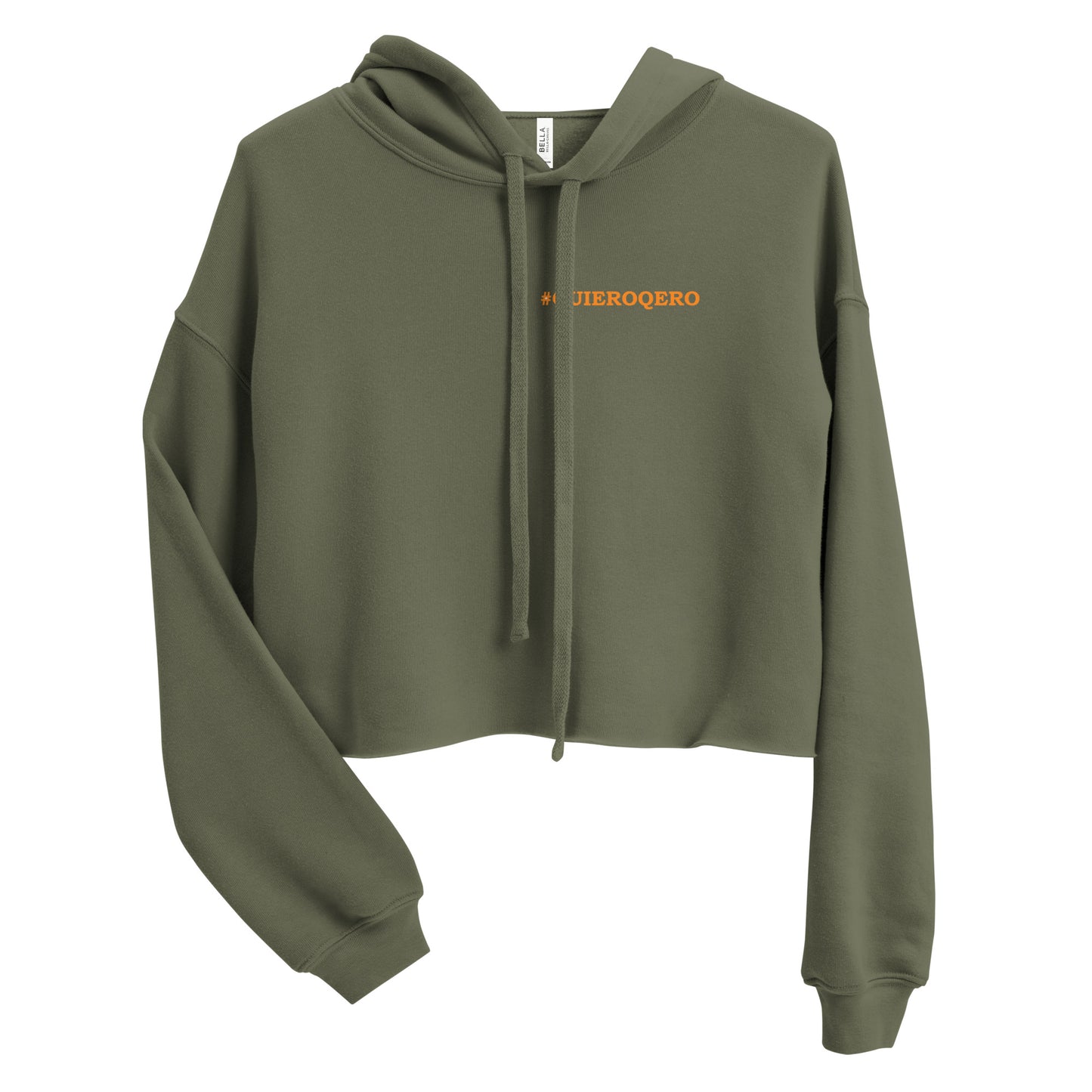 Diablada Blue/Orange - Crop Hoodie